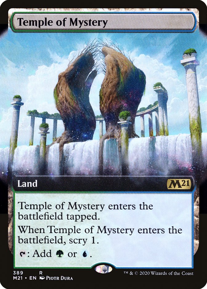 Temple of Mystery (Extended Art) [Core Set 2021] | Gamers Paradise
