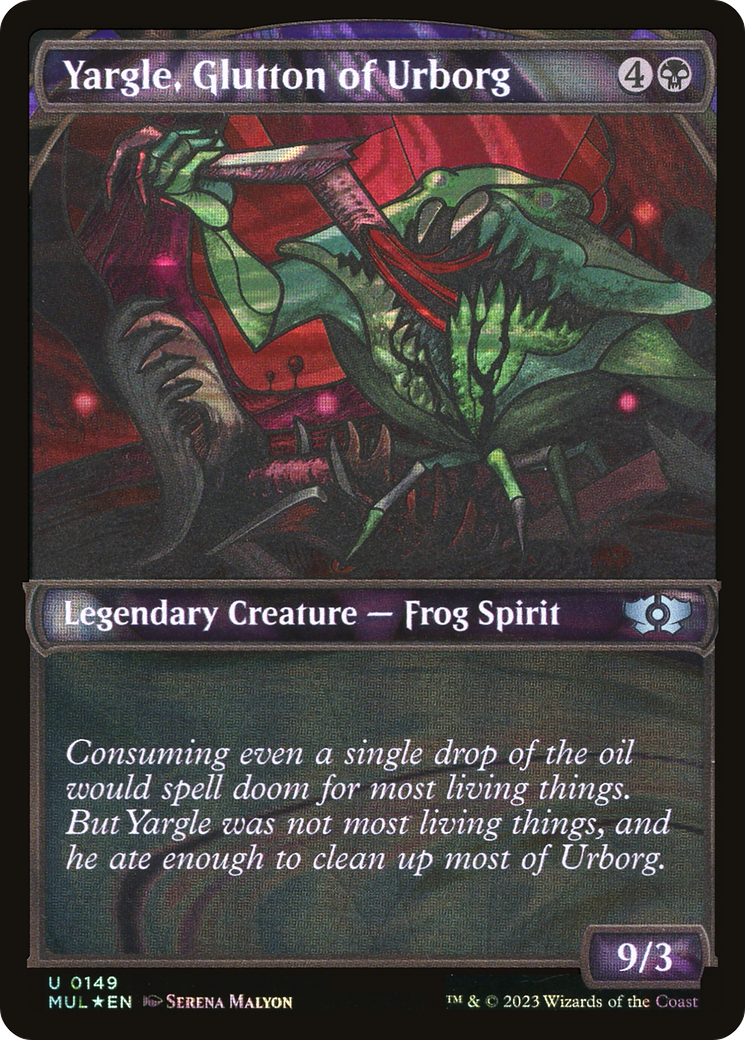 Yargle, Glutton of Urborg (Halo Foil) [Multiverse Legends] | Gamers Paradise