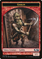 Zombie // Goblin Double-Sided Token (Game Night) [Core Set 2019 Tokens] | Gamers Paradise