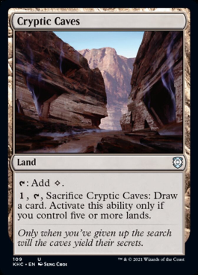 Cryptic Caves [Kaldheim Commander] | Gamers Paradise