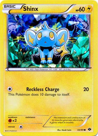 Shinx (43/99) (Cracked Ice Holo) (Blister Exclusive) [Black & White: Next Destinies] | Gamers Paradise