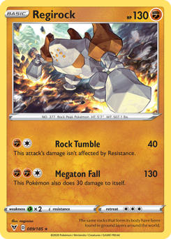 Regirock (089/185) [Sword & Shield: Vivid Voltage] | Gamers Paradise