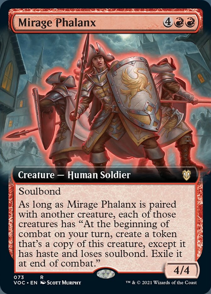 Mirage Phalanx (Extended Art) [Innistrad: Crimson Vow Commander] | Gamers Paradise