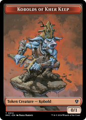 Gold // Kobolds of Kher Keep Double-Sided Token [Murders at Karlov Manor Commander Tokens] | Gamers Paradise