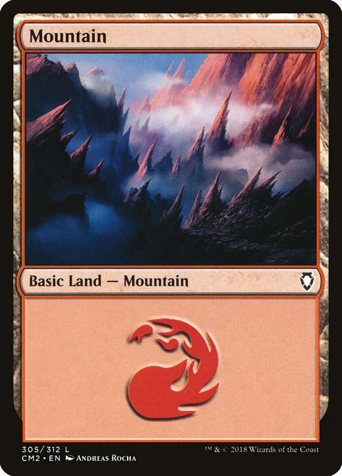 Mountain (305) [Commander Anthology Volume II] | Gamers Paradise