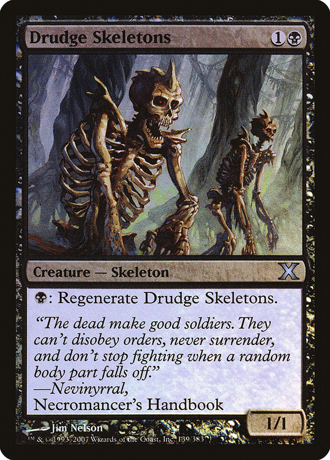 Drudge Skeletons (Premium Foil) [Tenth Edition] | Gamers Paradise