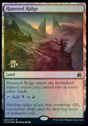 Haunted Ridge [Innistrad: Midnight Hunt Prerelease Promos] | Gamers Paradise