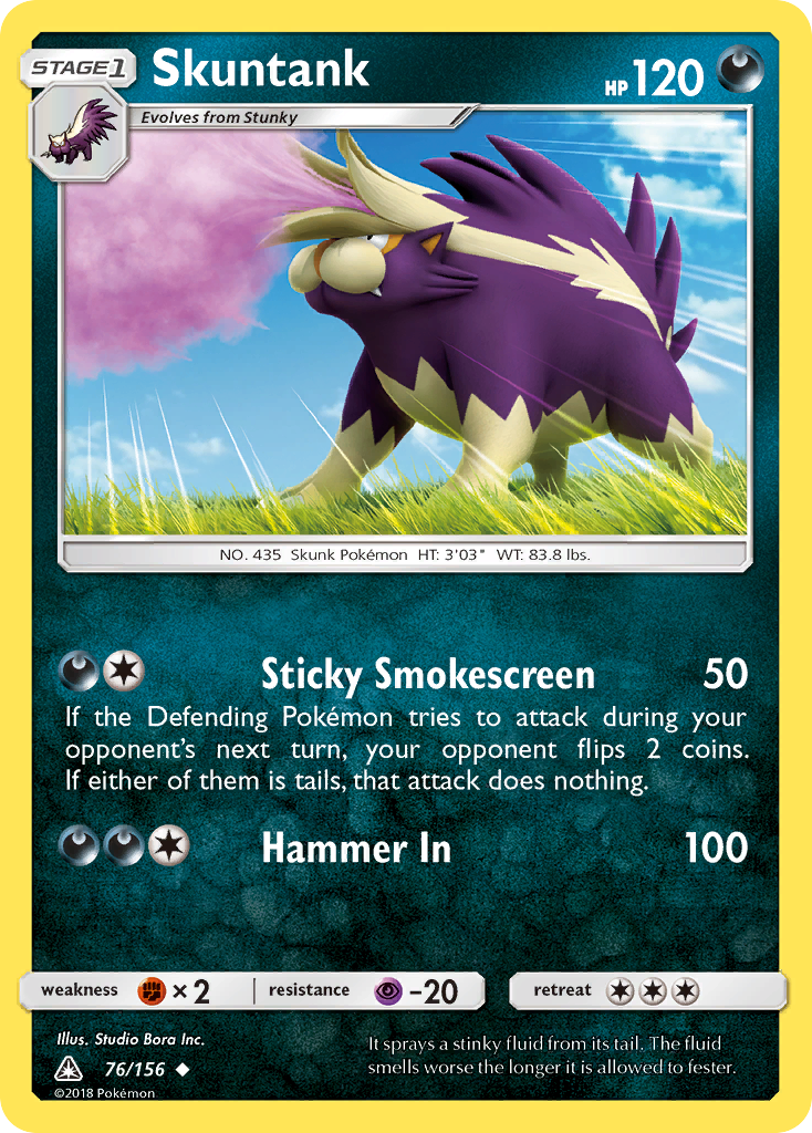 Skuntank (76/156) [Sun & Moon: Ultra Prism] | Gamers Paradise