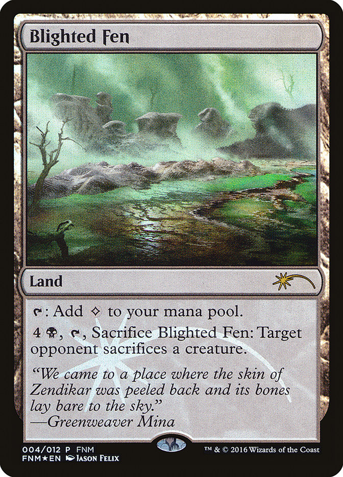 Blighted Fen [Friday Night Magic 2016] | Gamers Paradise