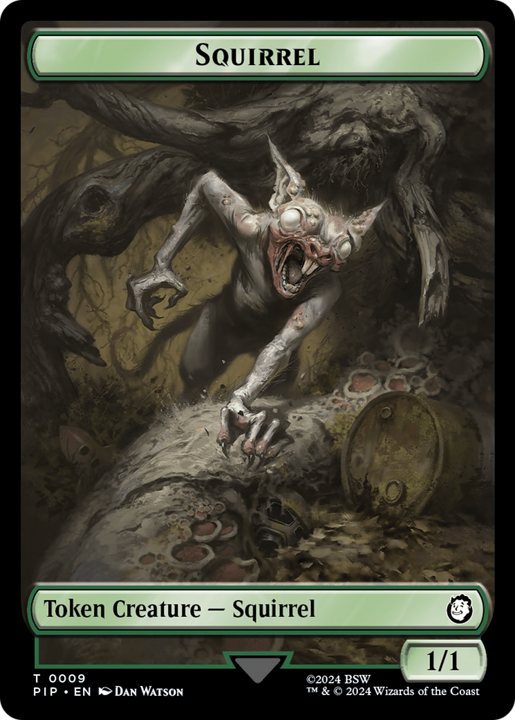 Junk // Squirrel Double-Sided Token [Fallout Tokens] | Gamers Paradise