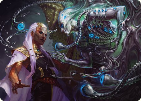 Mirage Mockery Art Card [Phyrexia: All Will Be One Art Series] | Gamers Paradise