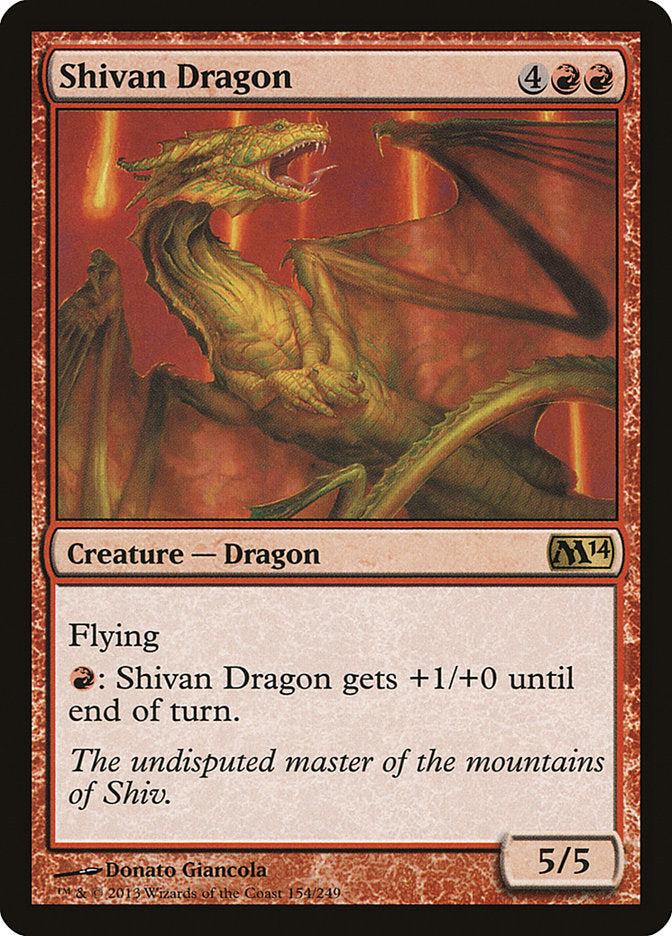 Shivan Dragon [Magic 2014] | Gamers Paradise