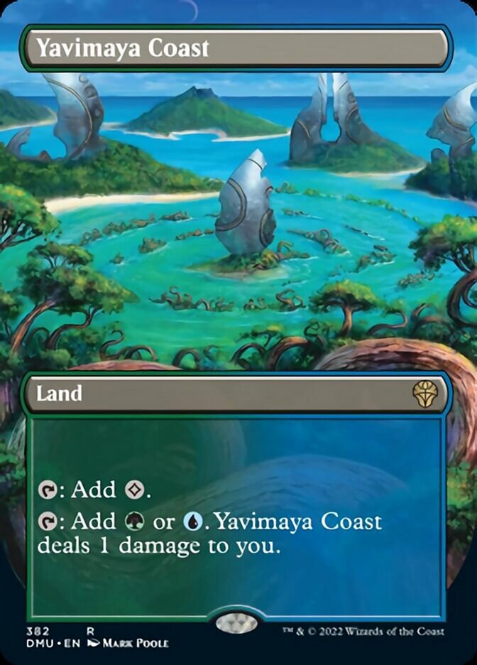 Yavimaya Coast (Borderless Alternate Art) [Dominaria United] | Gamers Paradise