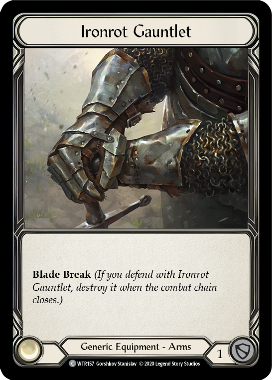 Ironrot Gauntlet [U-WTR157] (Welcome to Rathe Unlimited)  Unlimited Rainbow Foil | Gamers Paradise