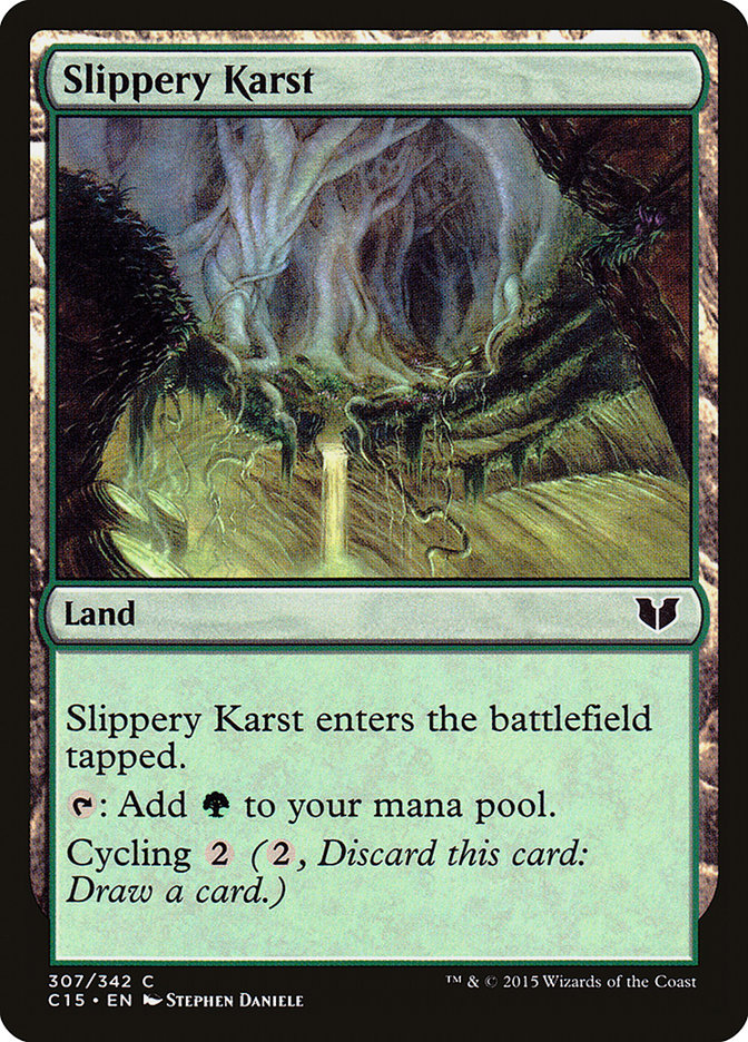 Slippery Karst [Commander 2015] | Gamers Paradise