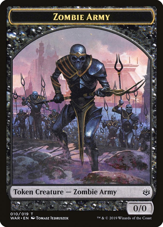 Zombie Army Token (010/019) [War of the Spark Tokens] | Gamers Paradise