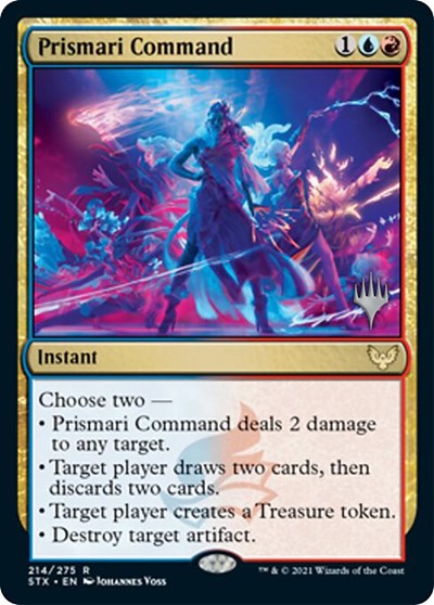Prismari Command (Promo Pack) [Strixhaven: School of Mages Promos] | Gamers Paradise
