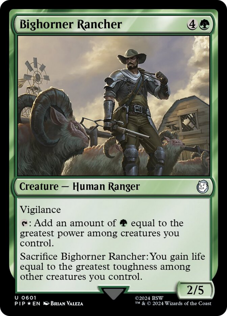 Bighorner Rancher (Surge Foil) [Fallout] | Gamers Paradise