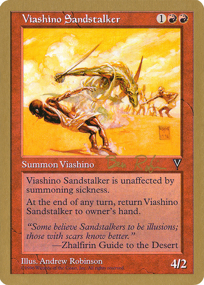Viashino Sandstalker (Ben Rubin) [World Championship Decks 1998] | Gamers Paradise