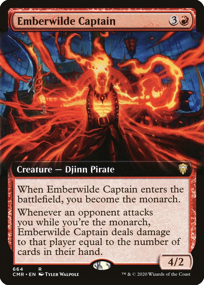 Emberwilde Captain (Extended Art) [Commander Legends] | Gamers Paradise