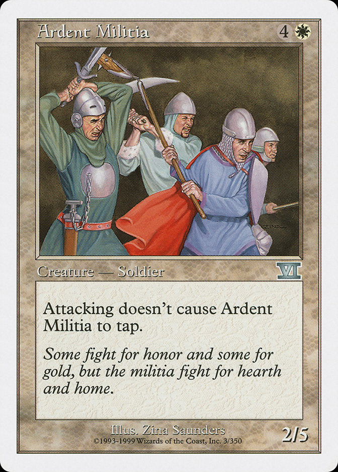 Ardent Militia [Classic Sixth Edition] | Gamers Paradise