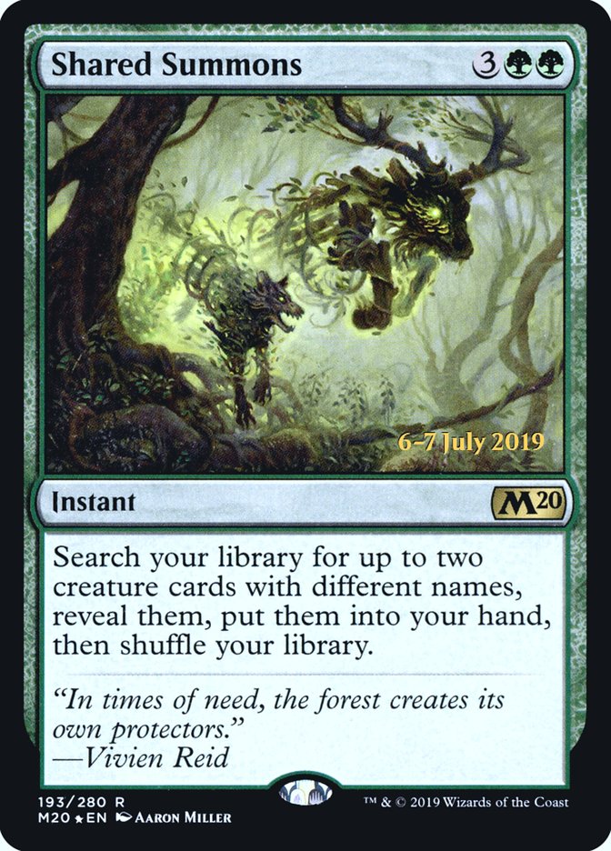 Shared Summons [Core Set 2020 Prerelease Promos] | Gamers Paradise