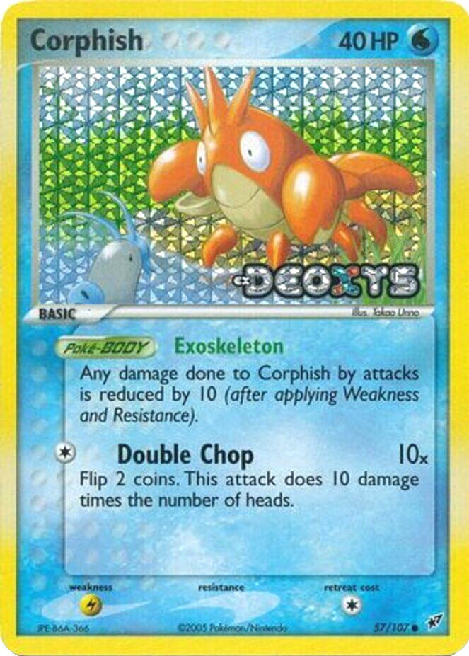 Corphish (57/107) (Stamped) [EX: Deoxys] | Gamers Paradise