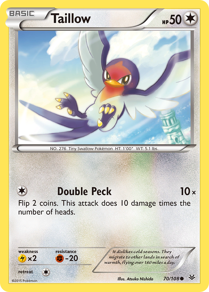 Taillow (70/108) [XY: Roaring Skies] | Gamers Paradise