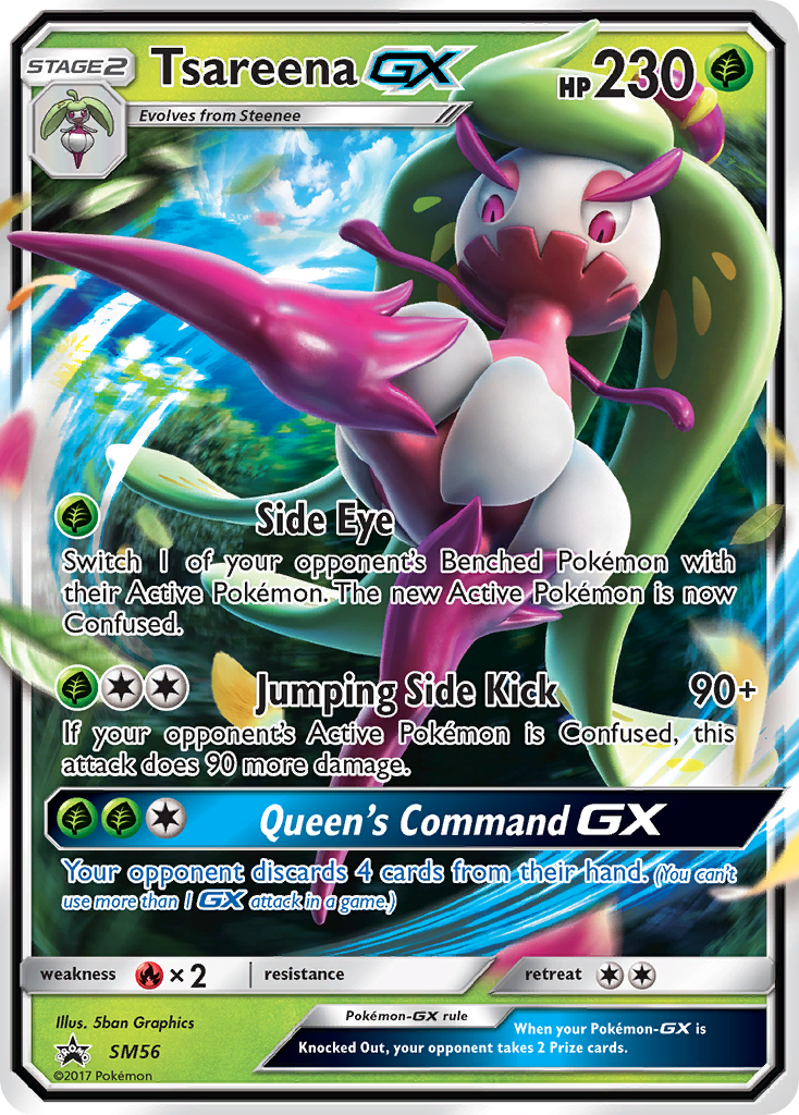 Tsareena GX (SM56) [Sun & Moon: Black Star Promos] | Gamers Paradise