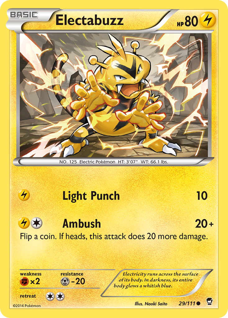 Electabuzz (29/111) [XY: Furious Fists] | Gamers Paradise