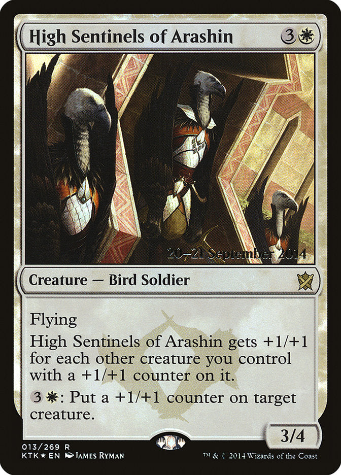 High Sentinels of Arashin [Khans of Tarkir Prerelease Promos] | Gamers Paradise