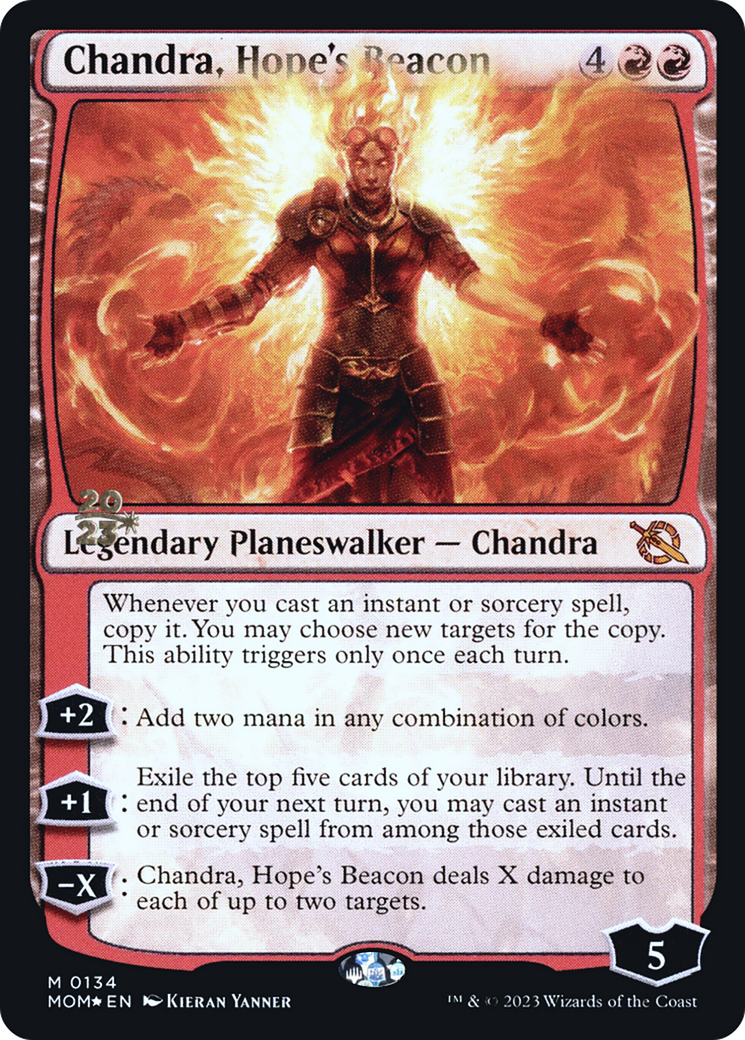 Chandra, Hope's Beacon [March of the Machine Prerelease Promos] | Gamers Paradise