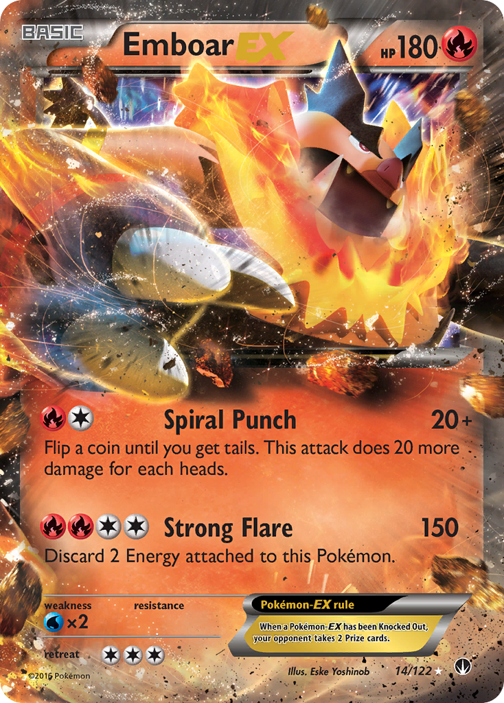 Emboar EX (14/122) [XY: BREAKpoint] | Gamers Paradise