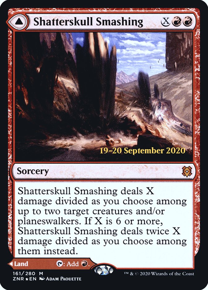 Shatterskull Smashing // Shatterskull, the Hammer Pass [Zendikar Rising Prerelease Promos] | Gamers Paradise