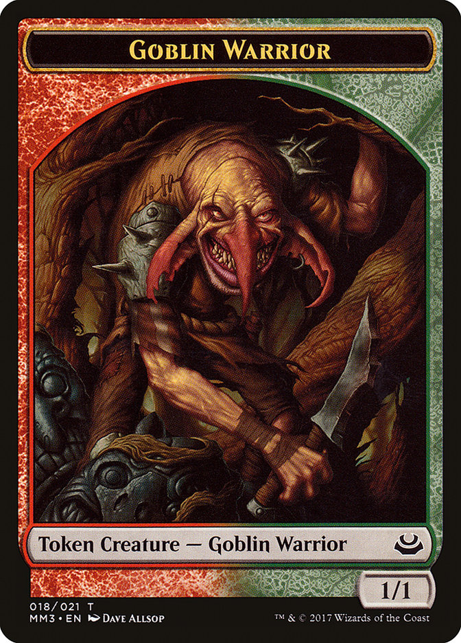 Goblin Warrior Token [Modern Masters 2017 Tokens] | Gamers Paradise