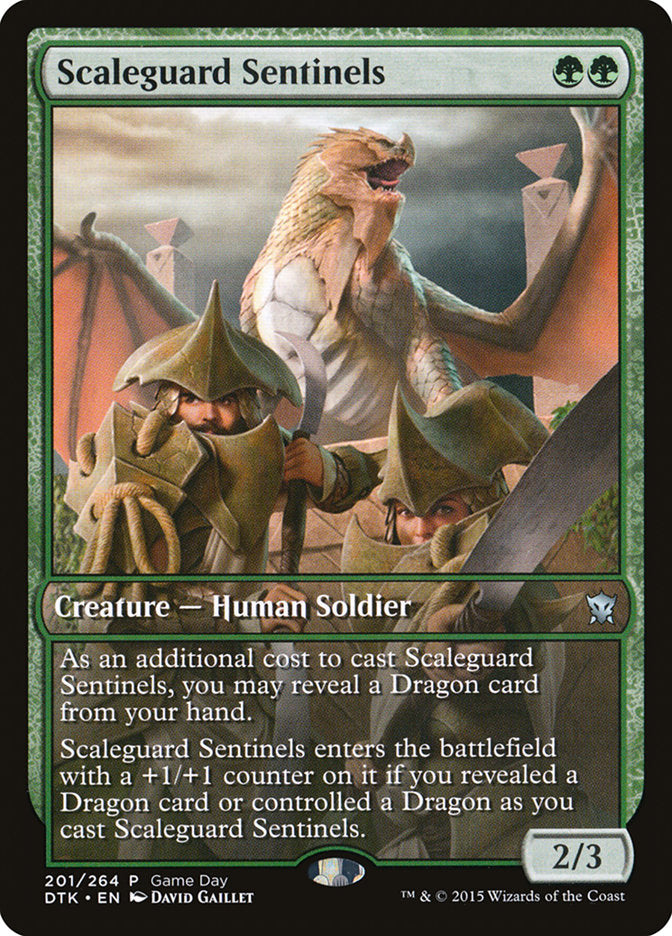 Scaleguard Sentinels (Game Day) [Dragons of Tarkir Promos] | Gamers Paradise