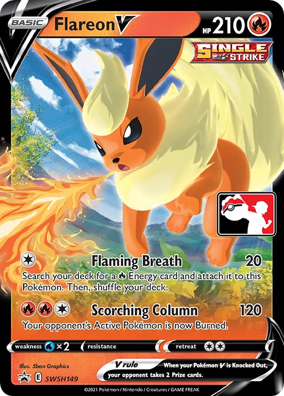 Flareon V (SWSH149) [Prize Pack Series One] | Gamers Paradise