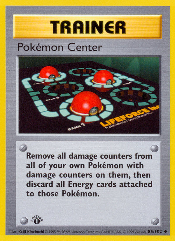 Pokemon Center (85/102) (Shadowless) [Base Set 1st Edition] | Gamers Paradise