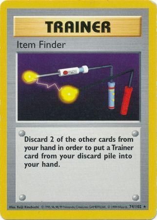 Item Finder (74/102) [Base Set Shadowless Unlimited] | Gamers Paradise