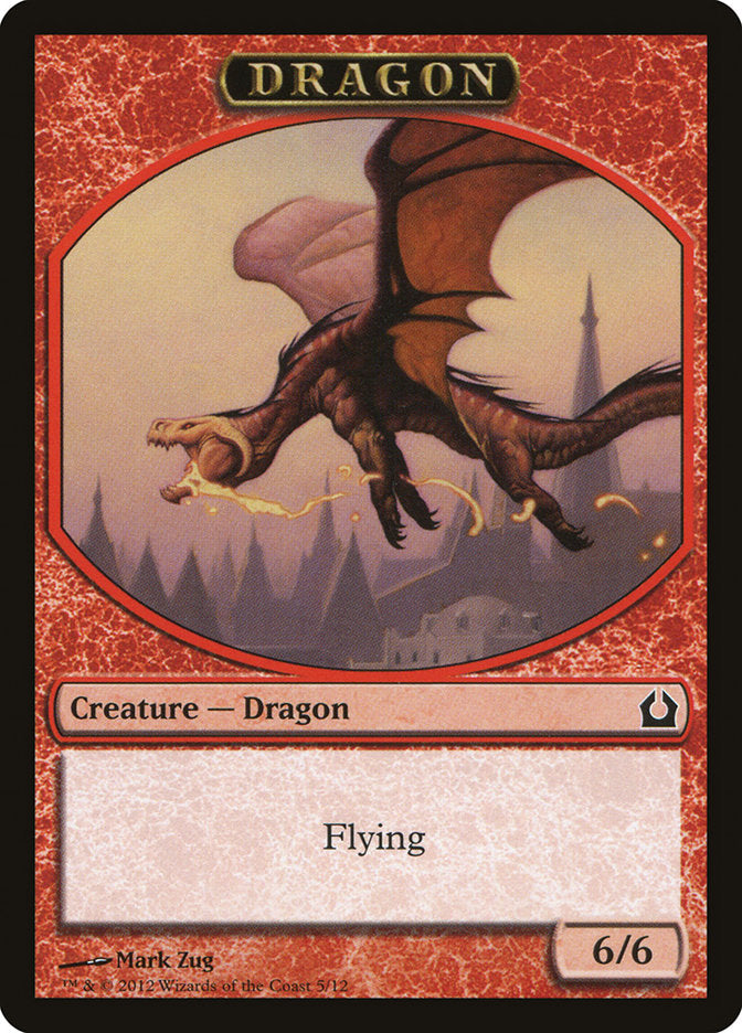 Dragon Token [Return to Ravnica Tokens] | Gamers Paradise