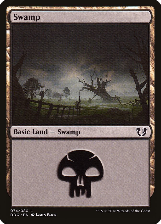 Swamp (74) [Duel Decks: Blessed vs. Cursed] | Gamers Paradise