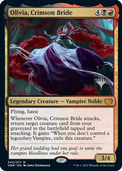 Olivia, Crimson Bride (Promo Pack) [Innistrad: Crimson Vow Promos] | Gamers Paradise