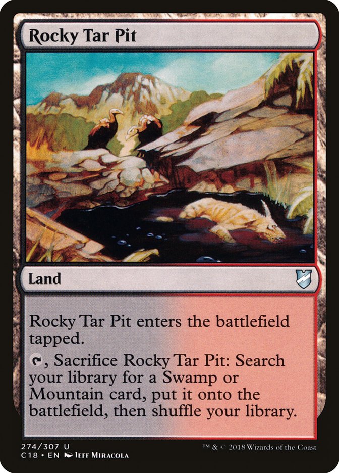 Rocky Tar Pit [Commander 2018] | Gamers Paradise