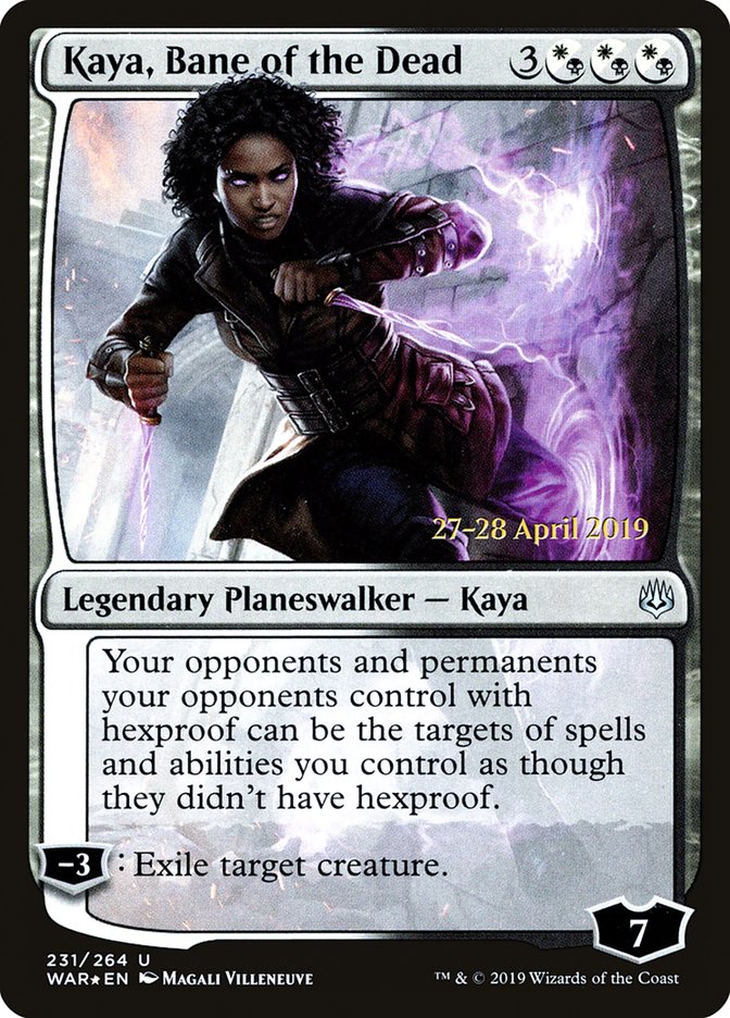 Kaya, Bane of the Dead [War of the Spark Prerelease Promos] | Gamers Paradise