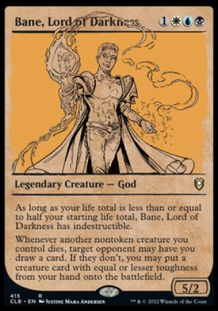 Bane, Lord of Darkness (Showcase) [Commander Legends: Battle for Baldur's Gate] | Gamers Paradise