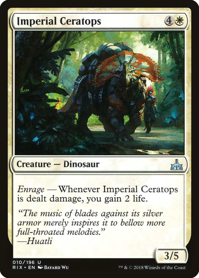 Imperial Ceratops [Rivals of Ixalan] | Gamers Paradise