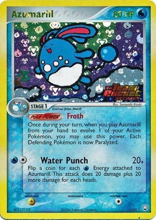 Azumarill (1/109) (Stamped) [EX: Team Rocket Returns] | Gamers Paradise