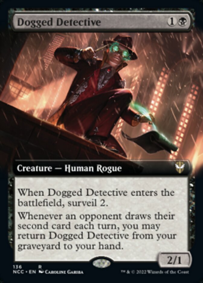 Dogged Detective (Extended Art) [Streets of New Capenna Commander] | Gamers Paradise