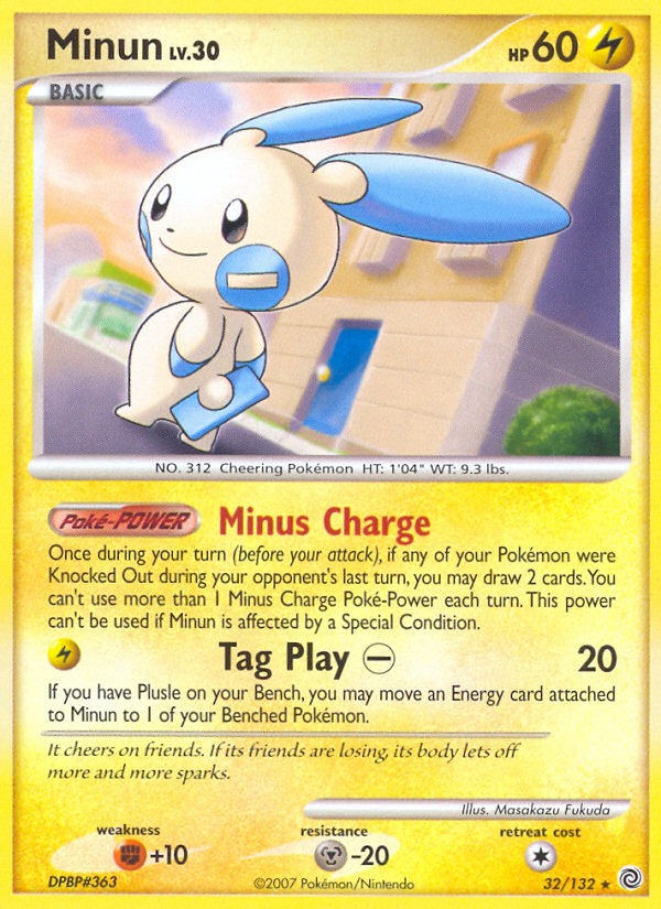 Minun (32/132) [Diamond & Pearl: Secret Wonders] | Gamers Paradise