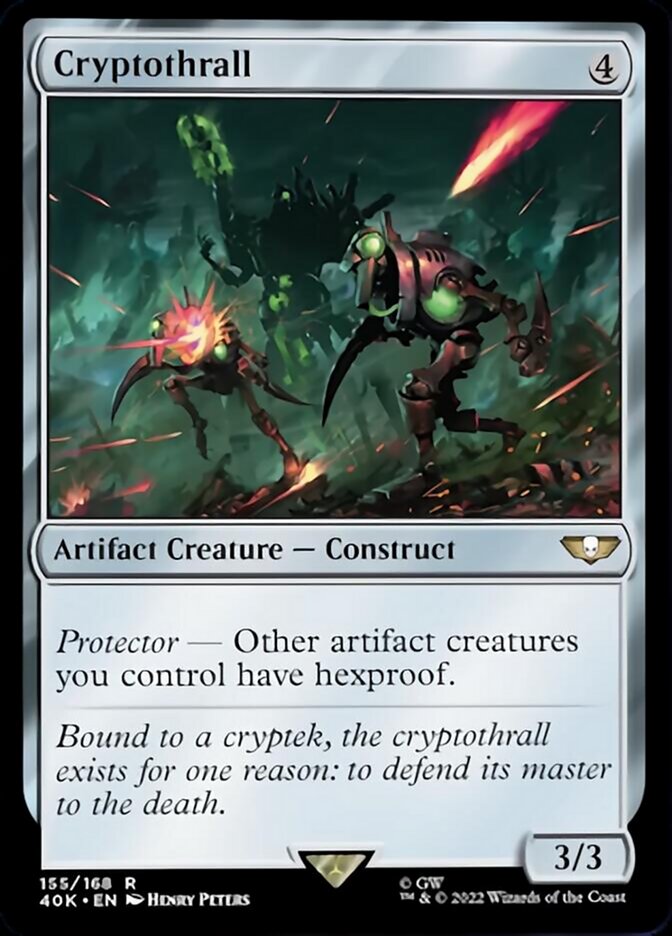 Cryptothrall (Surge Foil) [Universes Beyond: Warhammer 40,000] | Gamers Paradise